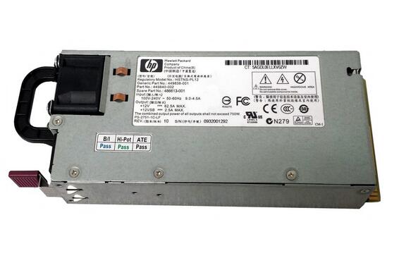 750W HP ProLiant PS DL180 DL185 Power Supply HSTNS-PL12 486613-001