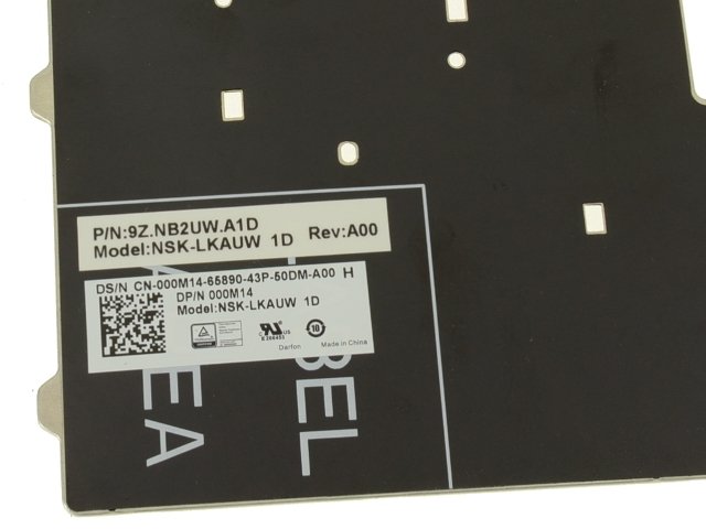 US INTL - For Dell Latitude 3340 / E5450 Laptop Keyboard Single Point - Non-Backlit - 00M14 - Image 3