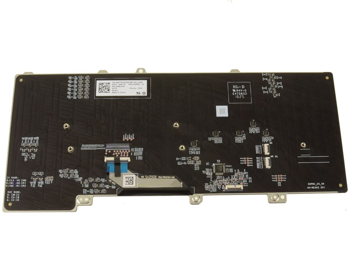 US INTL - For Alienware 15 R4 RGB Backlit Laptop Keyboard Assembly ...