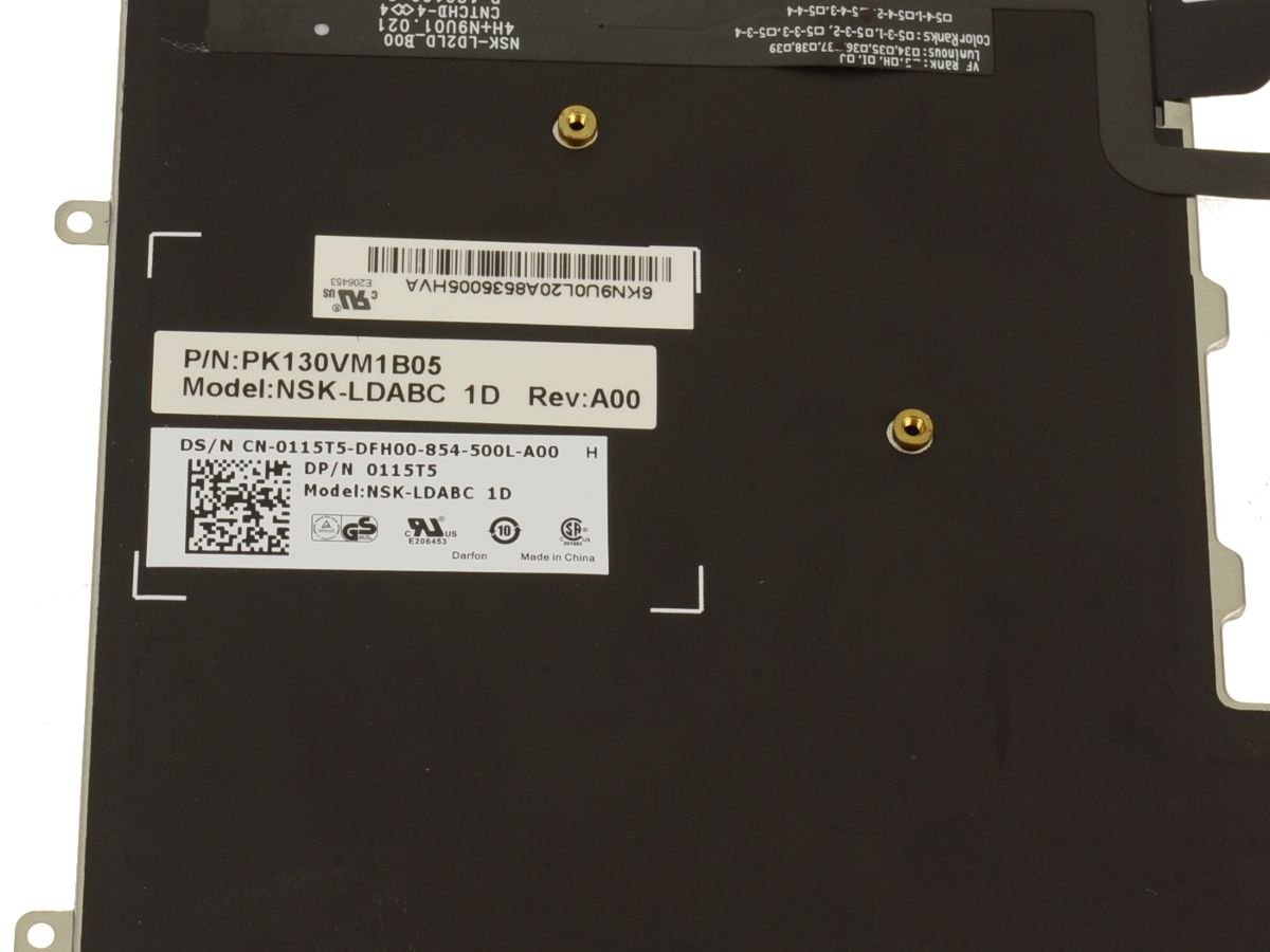 US INTL - For Dell Latitude E7240 Laptop Keyboard with Backlighting - 115T5 - Image 2