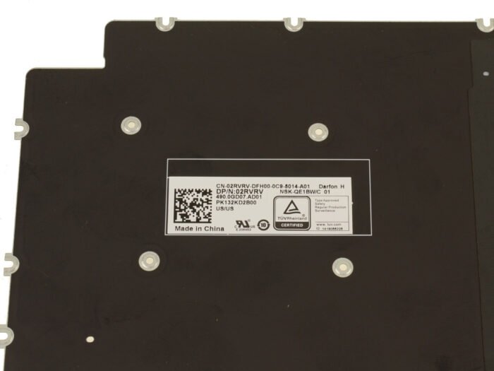 For Dell Inspiron 7490 / 7391 2-in-1 Laptop Backlit Keyboard - 0XKGG - 2RVRV - Image 2