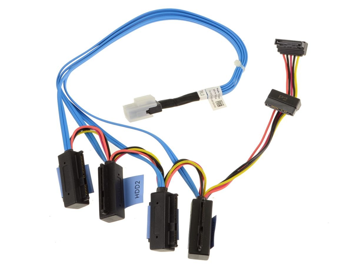 For Dell PowerEdge T110 SAS 6GB Raid7 Perc Card to Hard Drive Cable - 33CJ4