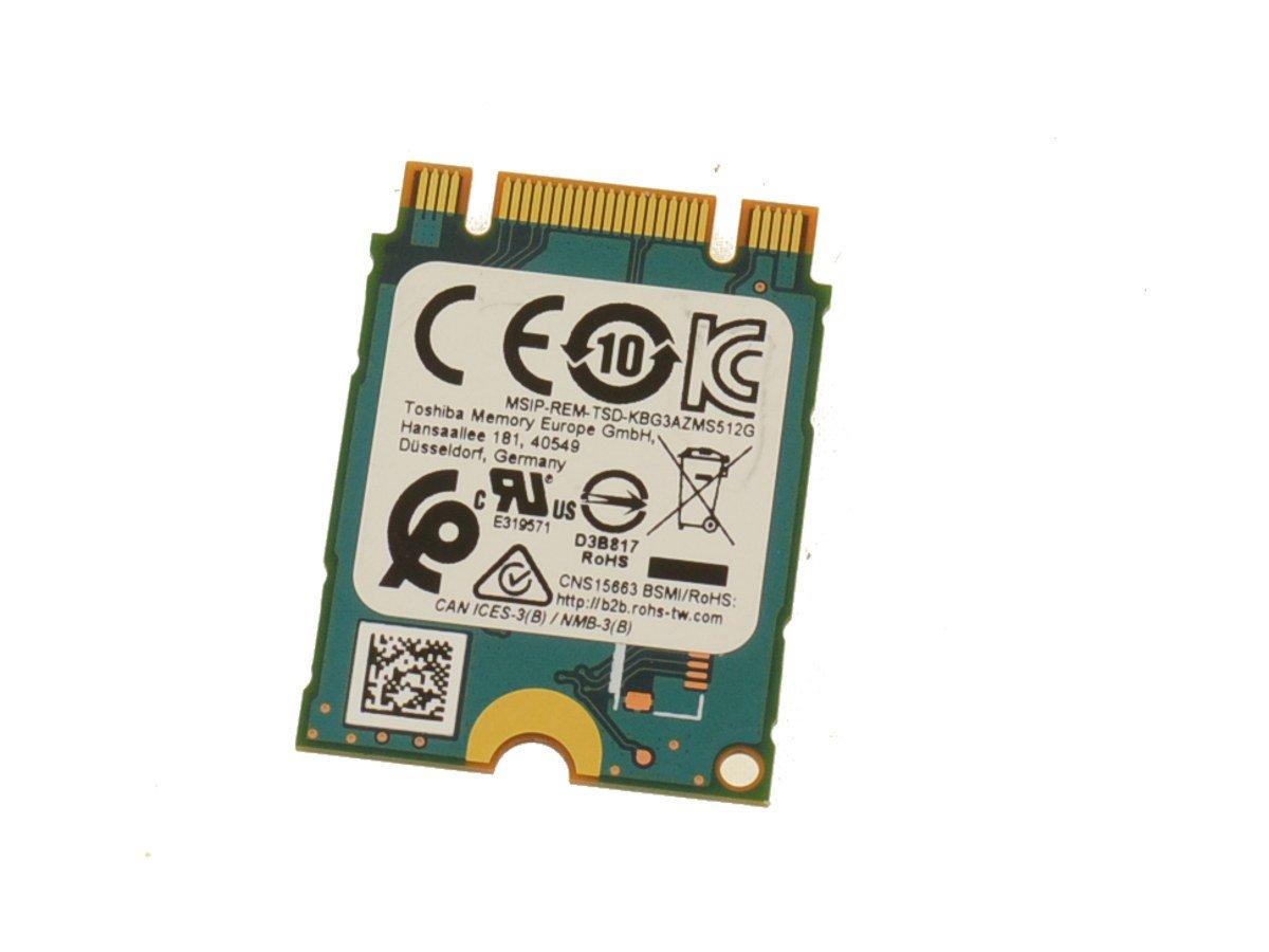 KIOXIA 256GB NVMe PCIE SSD Hard Drive M.2 2230 Card - 256GB - 35PK2 - Image 2