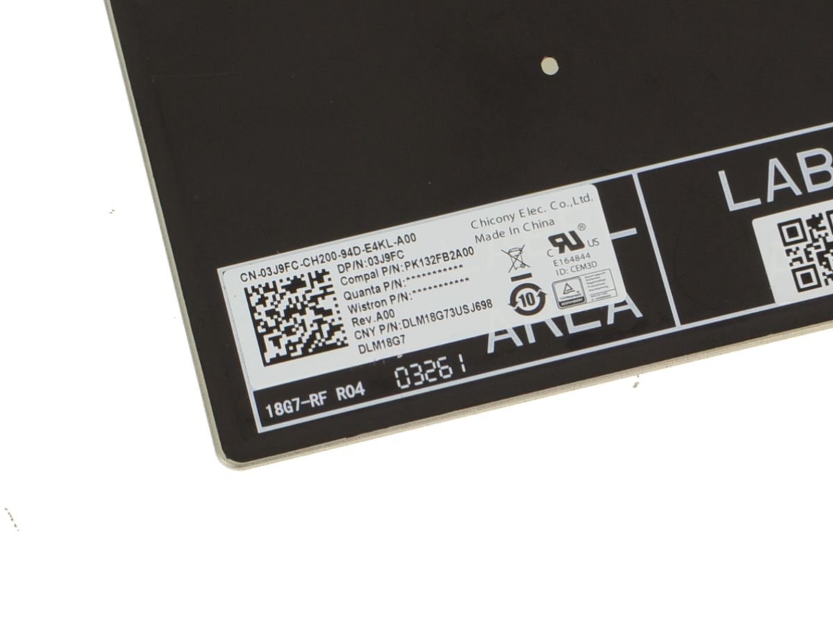 For Dell Latitude 5400 Backlit Laptop Keyboard - Dual Point - 3J9FC ...