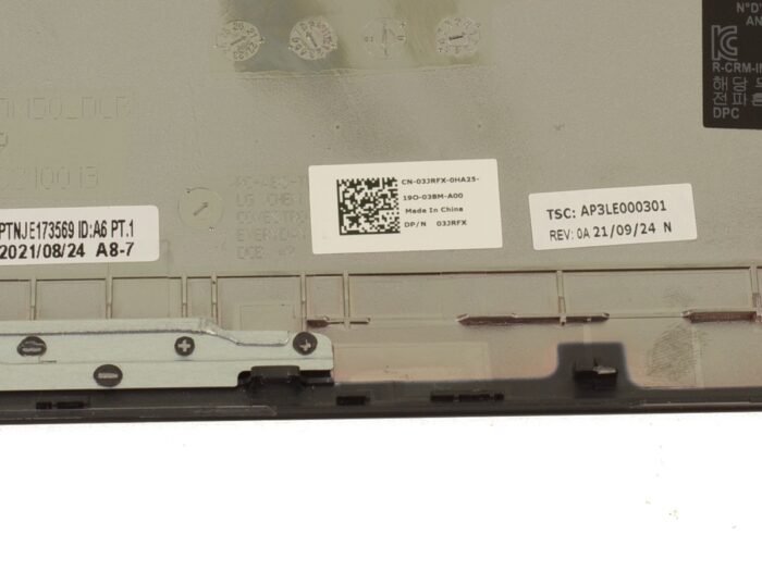 For Dell Inspiron 15 3510 / 3511 Bottom Base Assembly - 3JRFX - Image 2