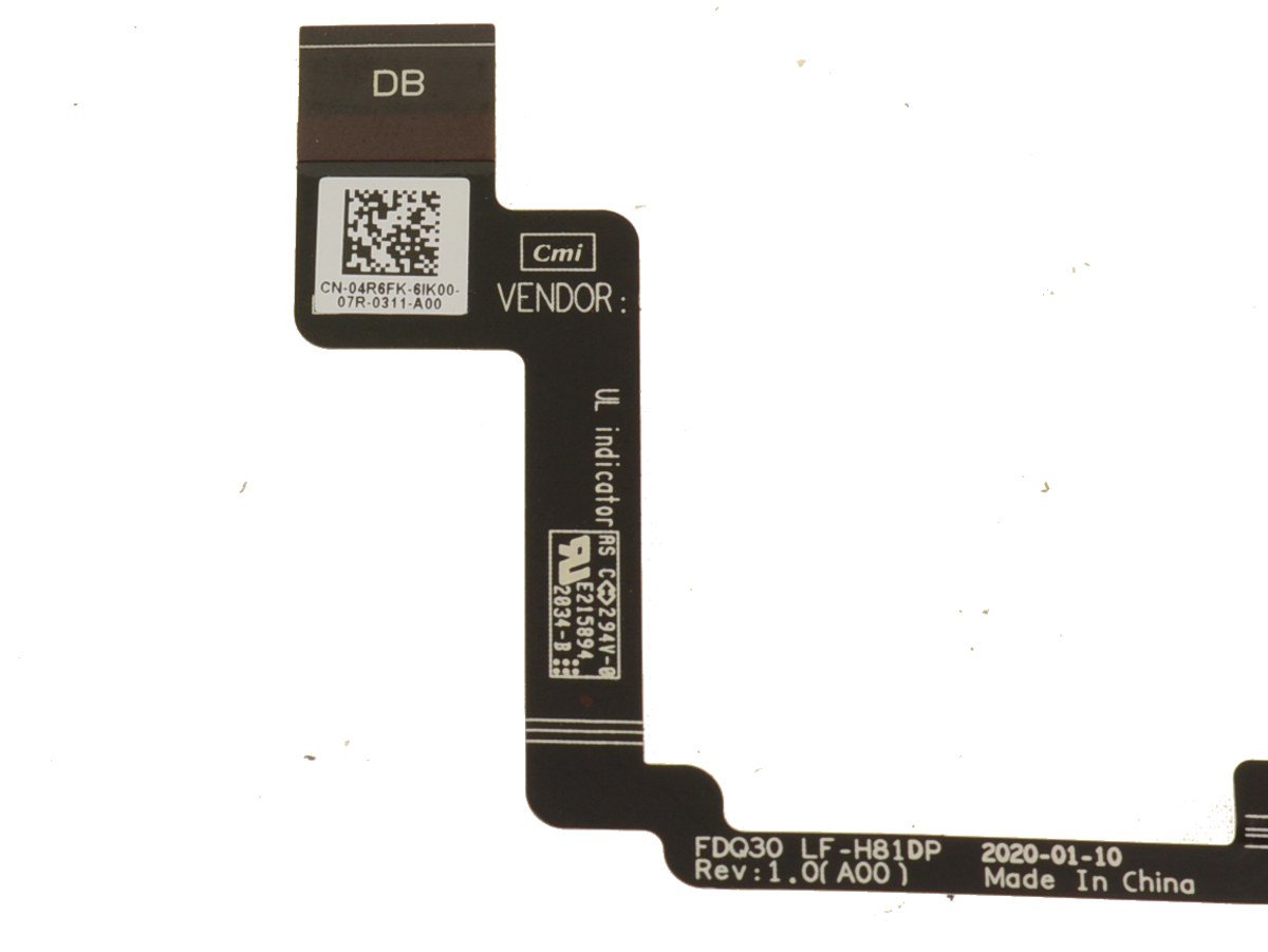 For Dell XPS 13 (9300 / 9310) Laptop Status Indicator LED with Cable - 4R6FK - Image 2