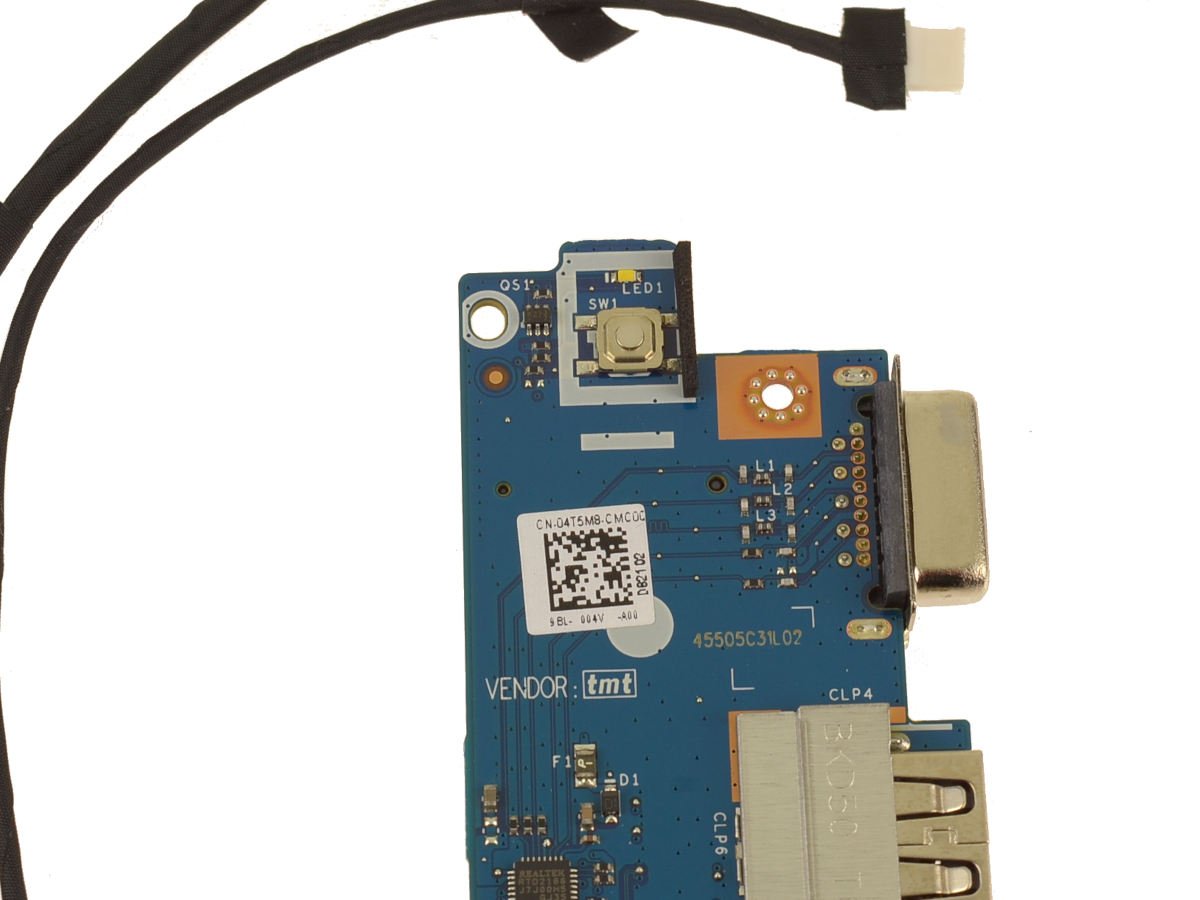 For Dell Vostro 5568 USB / SD Card Reader / VGA IO Circuit Board with Cables - Kit - 4T5M8 - Image 2