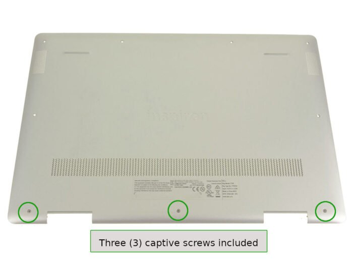 For Dell Inspiron 15 (7586) 2-in-1 Bottom Base Cover Assembly - 52TF6 - Image 4