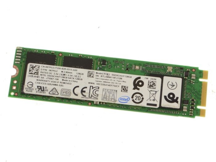 Intel 128GB SATA SSD Hard Drive M.2 2280 Card - 128GB - 67PG2