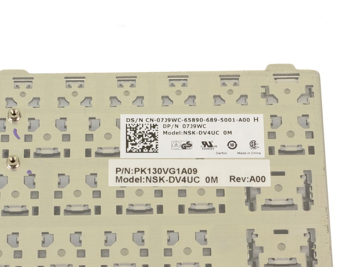 French Canadian - For Dell Latitude E6440 Laptop Keyboard FR-CAN - 7J9WC - Image 2