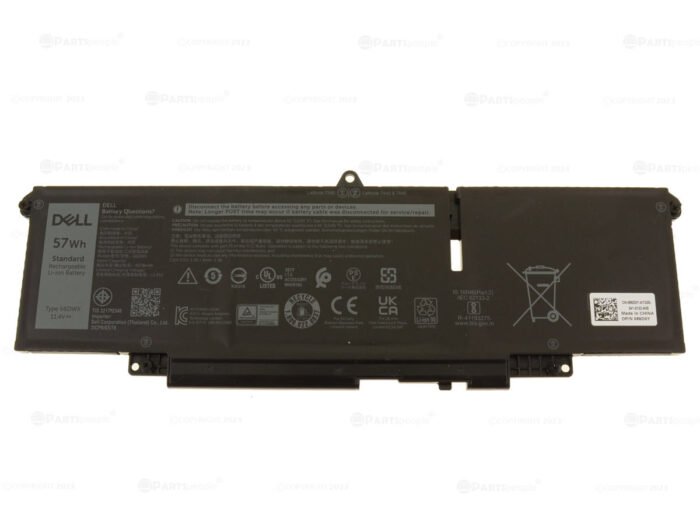 For Dell Latitude 7440 7340 7640 57Wh 3-cell Laptop Battery - 66DWX
