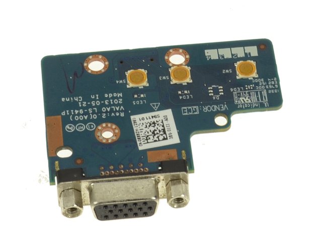For Dell Latitude E6540 Volume Buttons / VGA Port IO Circuit Board - 8992W