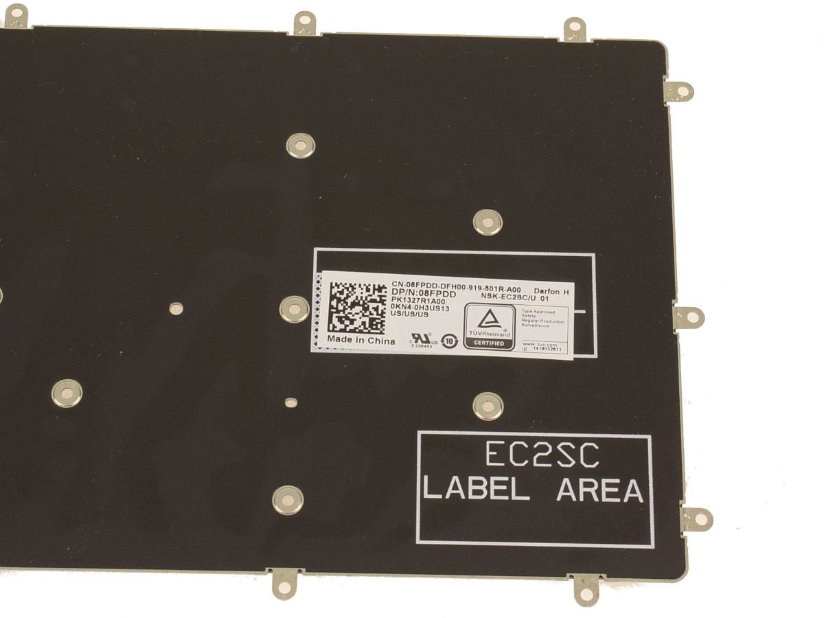 For Dell G Series G5 5587 / G7 7588 / G7 7590 Laptop Keyboard - No BL - 8FPDD - Image 2