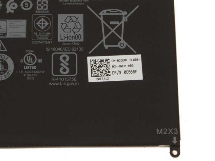 For Dell Latitude 7285 2-in-1 2-Cell 34Wh Laptop Battery - YX0XH - Image 2
