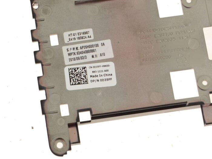 For Dell Latitude 5591 / Precision 3530 Middle Frame Support Bracket Assembly - D35FF - Image 3