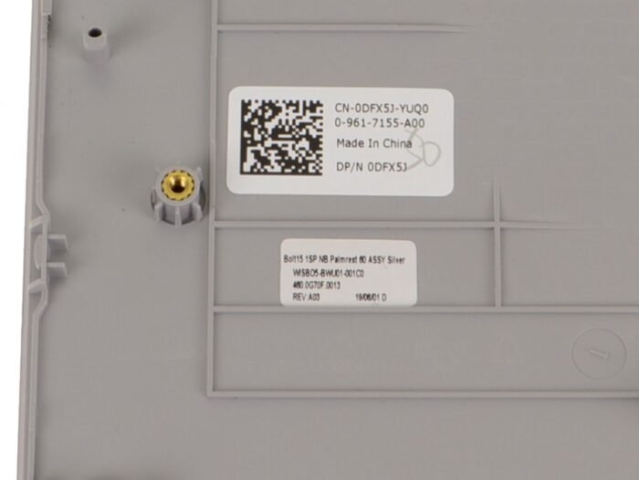 For Dell Inspiron 15 (5584) Palmrest Keyboard Assembly - No BL - JM5FM - Image 2