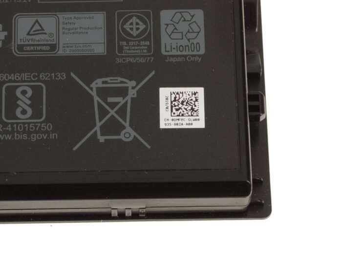 For Dell Latitude 5424 / 5420 / 7424 Rugged 3-cell 51Wh Laptop Battery - 7WNW1 - Image 2