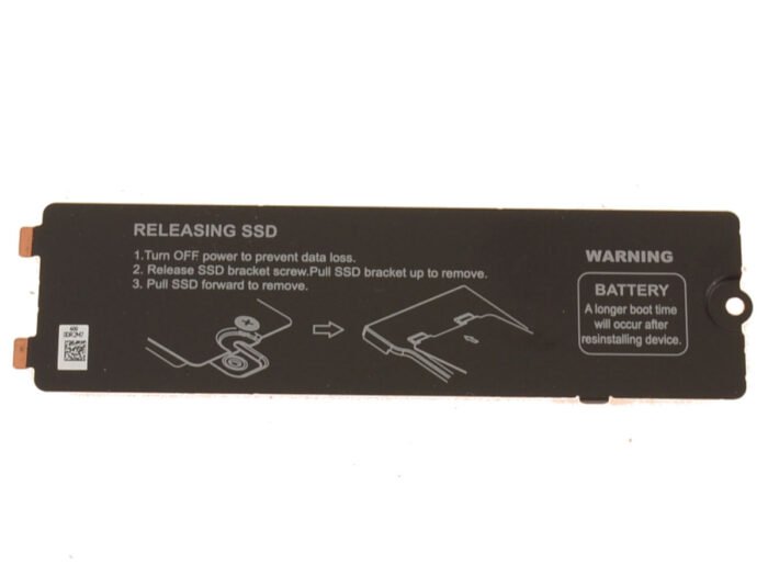 For Dell Latitude 7410 / 7310 Thermal Support Bracket for M.2 SSD Storage Drive - SSD Shield - DR2M7