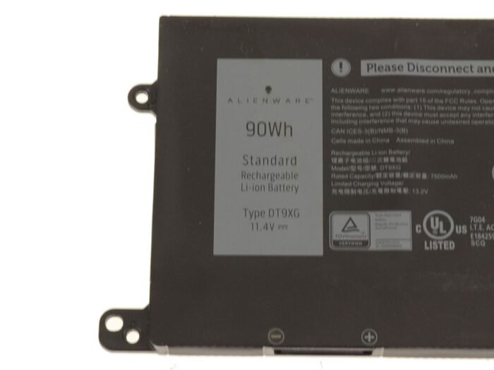 For Dell Alienware Area-51m 90Wh 6-cell Laptop Battery - DT9XG