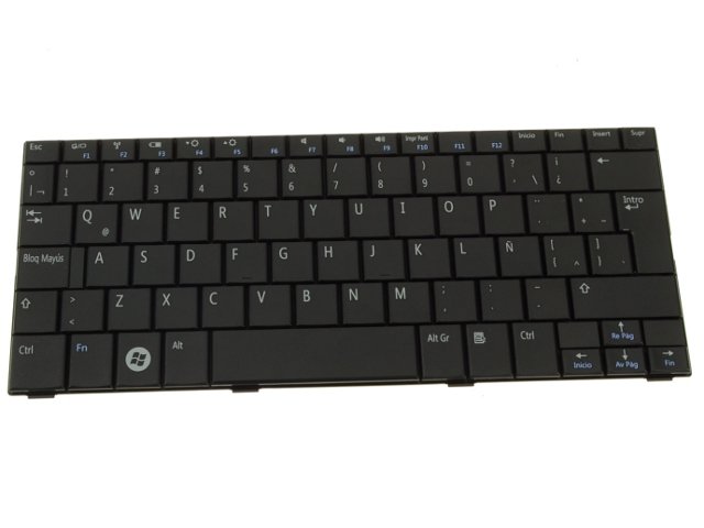 Spanish - For Dell Inspiron Mini 10 (1010) Laptop Keyboard - F240M