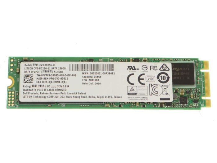 Lite On 256GB SSD Hard Drive Lite-On M.2 2280 Card - FVPC4