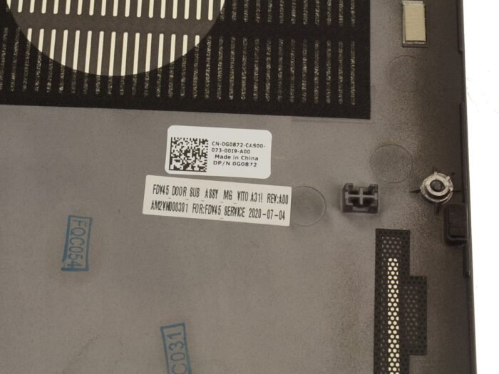 For Dell Latitude 7410 Chromebook Laptop Bottom Base Cover Assembly - G0872 - Image 2