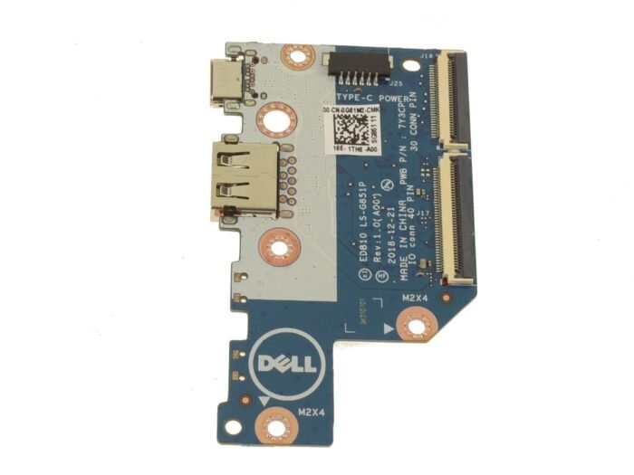 For Dell Chromebook 3100 Laptop Right-Side USB Ports IO Circuit Board - G61M2 - Image 2