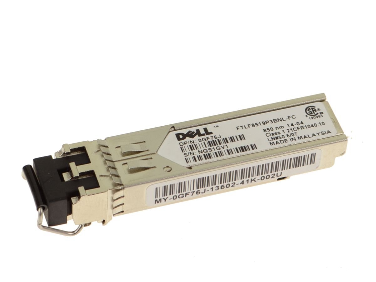 For Dell Small Form-Factor Pluggable (SFP) 850nm Transceiver Module - GF76J