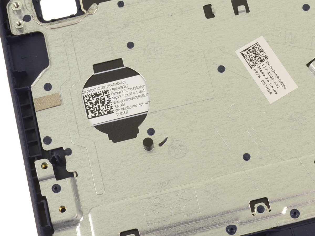 For Dell Inspiron 5593 Palmrest Keyboard Assembly - H7HNR - Image 2