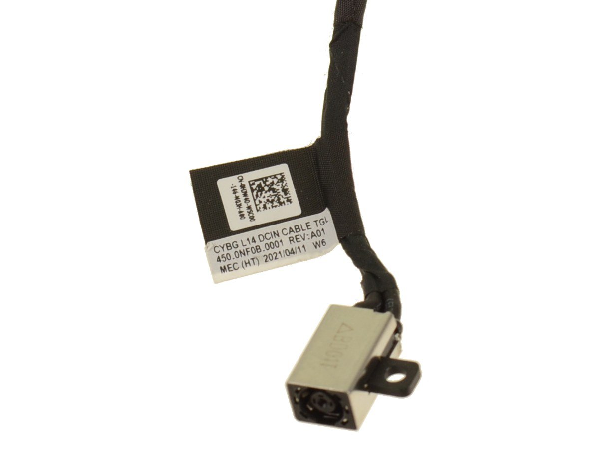 For Dell Latitude 3420 / 3520 DC Power Input Jack with Cable - 11th Gen CPU - HJW4D