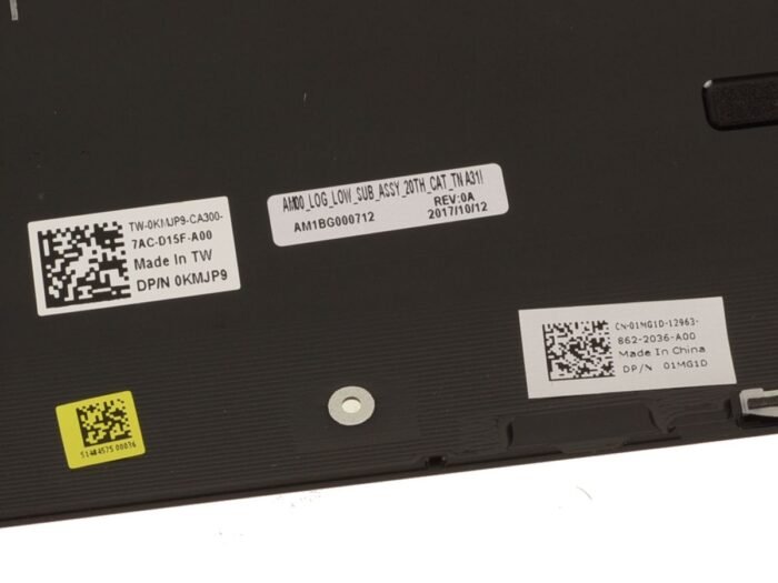 Black - For Dell Precision 5520 Bottom Base Metal Cover Assembly - 1MG1D - KMJP9 - Image 2