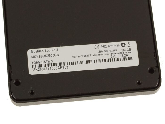 Mushkin Source 2 SSD 500GB SATA III SSD 6Gbp/s 2.5" Internal Solid State Drive - 7mm SSD - Image 5