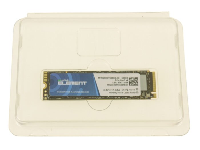 Mushkin Element Series 500GB NVMe PCIE SSD Hard Drive M.2 2280 Card - 500GB