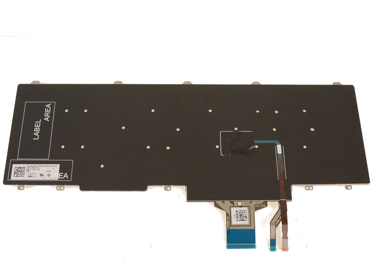 Korean - For Dell Latitude E5570 / Precision 17 (7710 / 7720) Laptop Keyboard - NDKHY