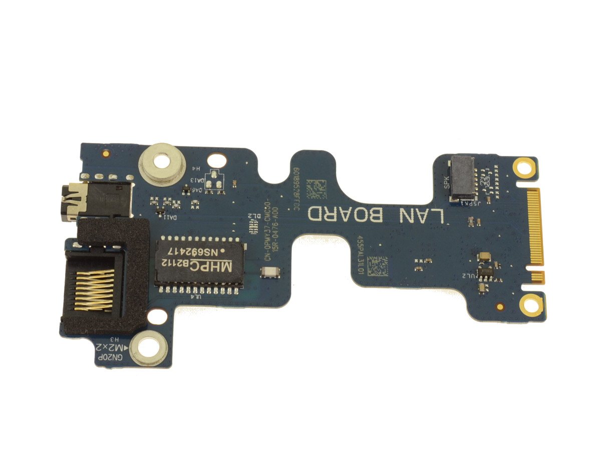 For Dell G Series G15 5510 / 5511 Audio Port / LAN RJ-45 IO Circuit Board - Left Side IO - PMY37