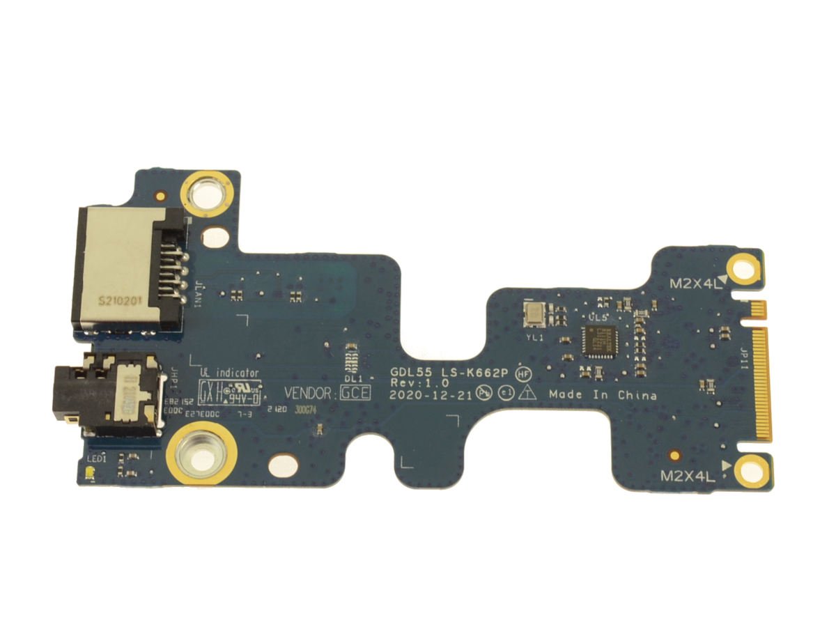 For Dell G Series G15 5510 / 5511 Audio Port / LAN RJ-45 IO Circuit Board - Left Side IO - PMY37 - Image 3