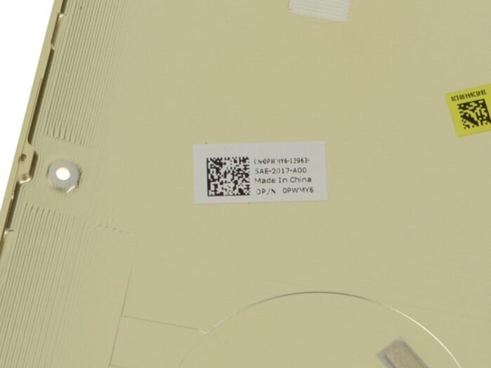 For Dell XPS 13 (9360 / 9350) Bottom Base Metal Cover Assembly - GOLD - PWMY6 - Image 3