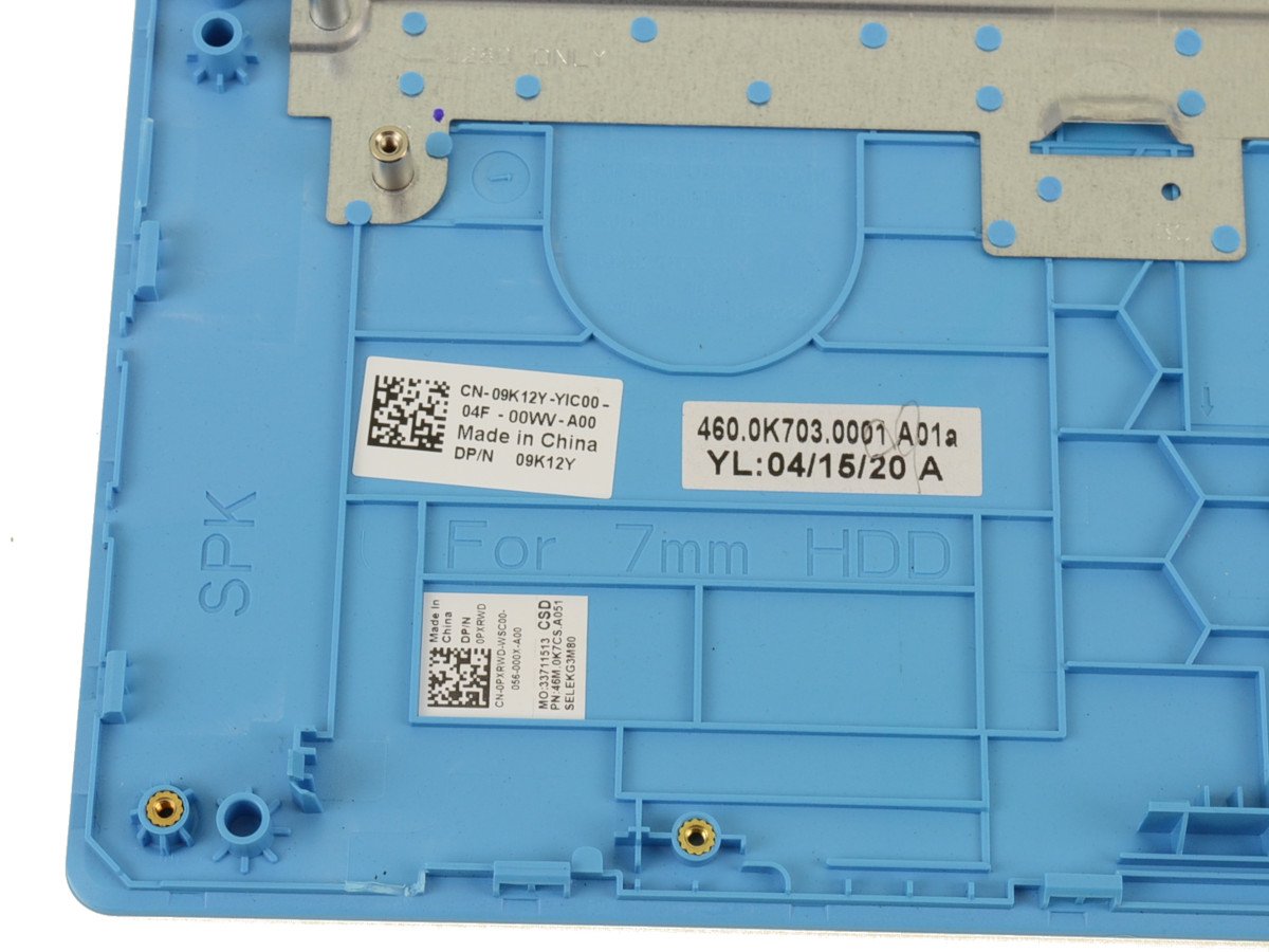 For Dell G Series G3 3500 Palmrest Keyboard Assembly -EG- 4 Cell - PXRWD - Image 2