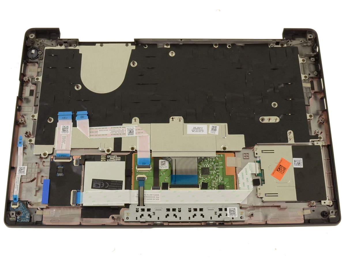 For Dell Latitude 7400 Laptop Palmrest Touchpad Backlit Keyboard Assembly with Smart Card Reader - NFC - R0C21 - A19415