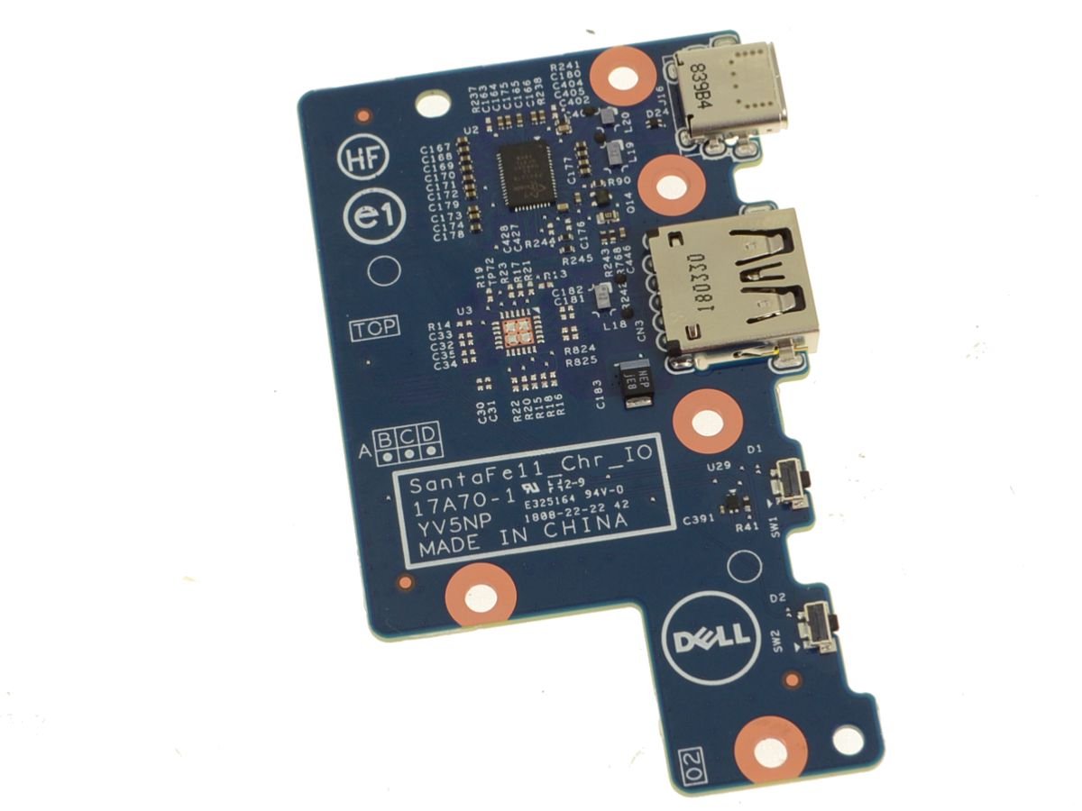 For Dell Chromebook 11 (5190) 2-in-1 USB Port IO / Volume Buttons Circuit Board - R0DX9 - Image 2