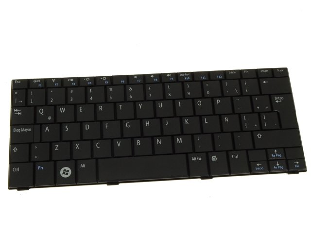 Spanish - For Dell Inspiron Mini 10 (1010) Laptop Keyboard - R952N