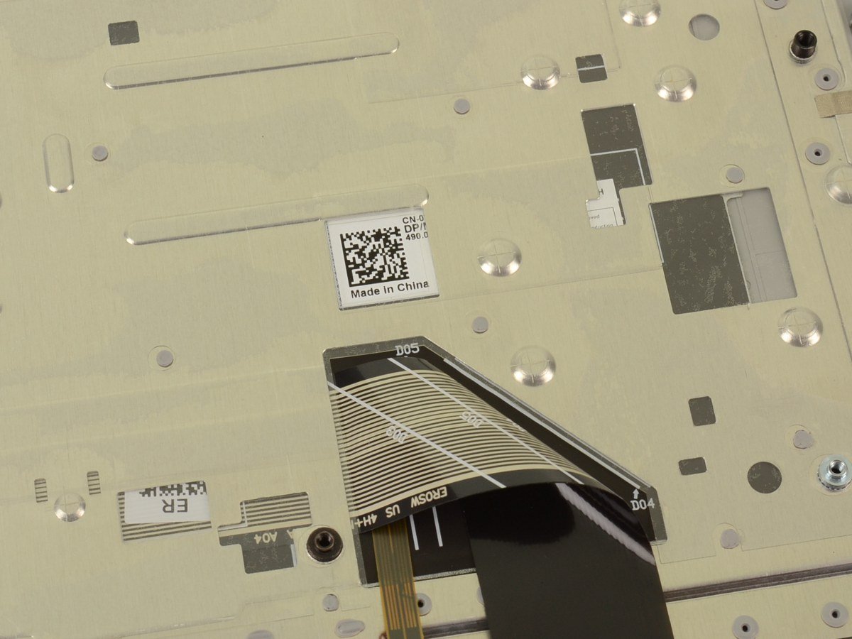 For Dell Inspiron 15 (5580 / 5585) Palmrest Backlit Keyboard Assembly - XT01X - RF81W - Image 3