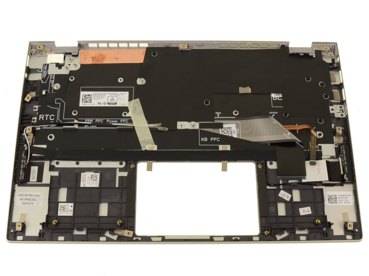 Spanish - For Dell Inspiron 5300 / 5301 Palmrest Keyboard Assembly - RNNV2