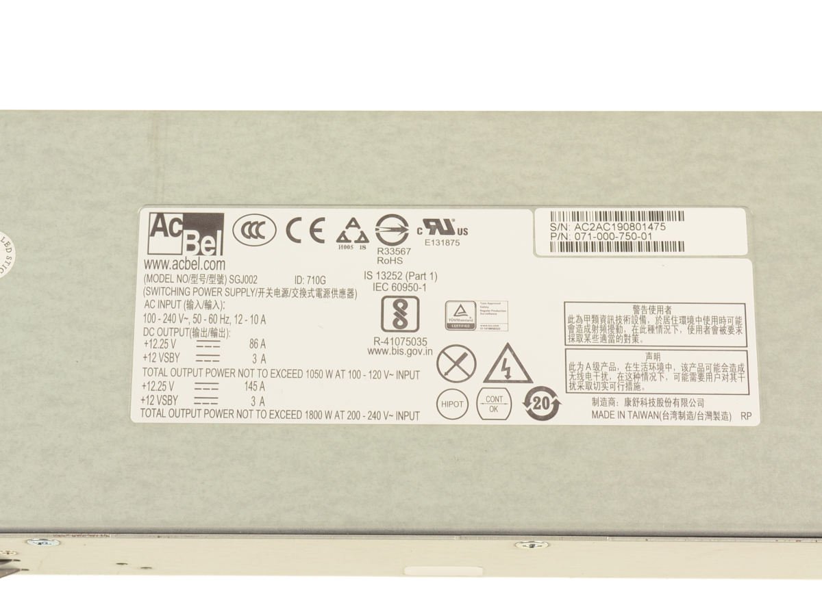 For Dell EMC Unity XT 480 1800 Watt Power Supply - SGJ002 - Image 5