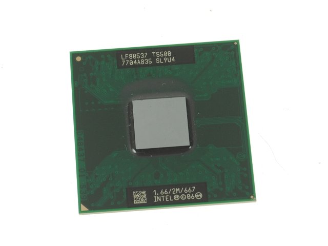 Intel Core 2 Duo Mobile 1.66GHZ / 2MB cache / 677MHZ FSB CPU Processor - T5500