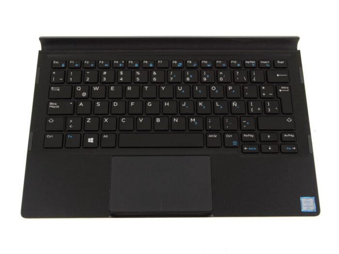Spanish - For Dell Latitude 12 (7575) / XPS 12 (9250) Tablet Mobile Keyboard Docking Station - Spanish KB - K18A