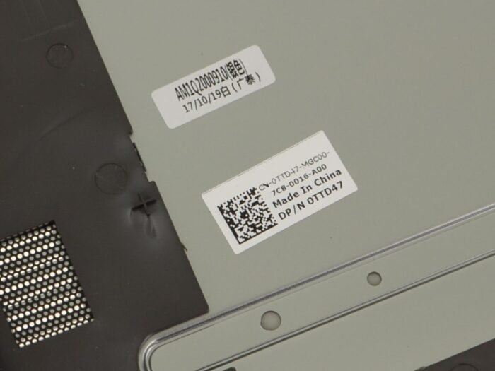 For Dell Inspiron 15 (7560) Laptop Base Bottom Cover Assembly - TTD47 - Image 3