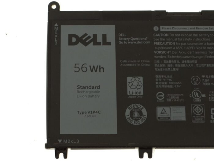 For Dell Chromebook 13 (3380) 56Wh 4-cell Laptop Battery - V1P4C - Image 2