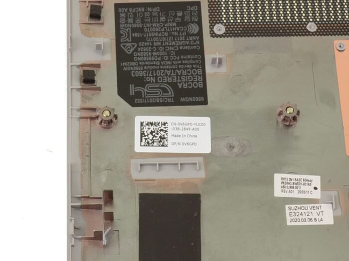 For Dell Latitude 3310 2-in-1 Bottom Base Cover Assembly - V6GPD - Image 2
