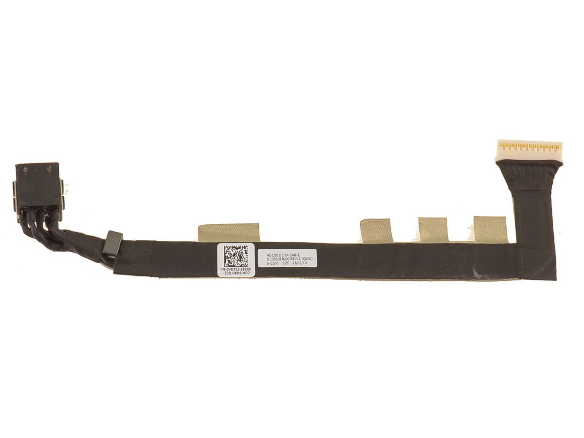For Dell Precision 7670 7680 DC Power Input Jack with Cable - VD7CJ - Image 2